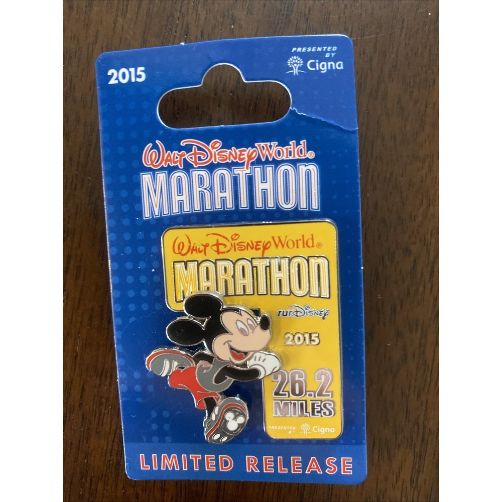 Walt Disney World 2015 Marathon Limited Release Pin Mickey Mouse runDisney